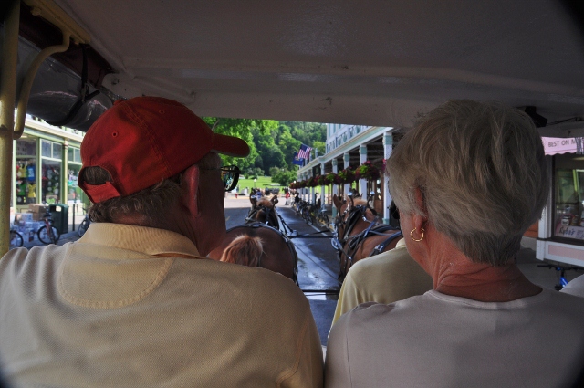 on the horse and carriage ride